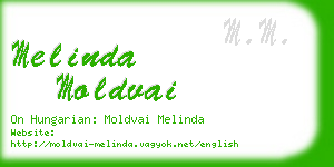 melinda moldvai business card